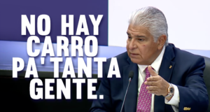¡Se flateó un negociado automotriz! Presidente anuncia que el gobierno devolverá 400 carros alquilados.