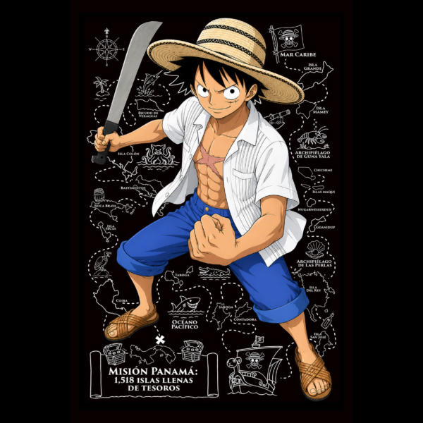 LUFFY EN AGUAS PANAMEÑAS  (ONE PIECE)